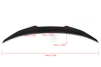 PSM Style Carbon Fiber Rear Lip BMW X6 F16