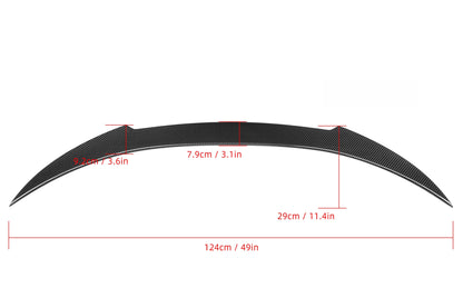 V Style Carbon Fiber Rear Lip BMW 8 Series G15