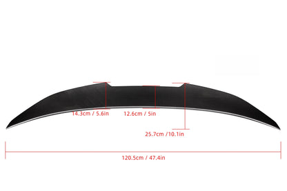 PSM Style Carbon Fiber Rear Lip BMW 3 Series E90