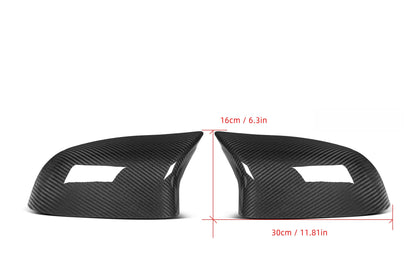 Horn Carbon Fiber Rearview Mirror Cover BMW X6 F16