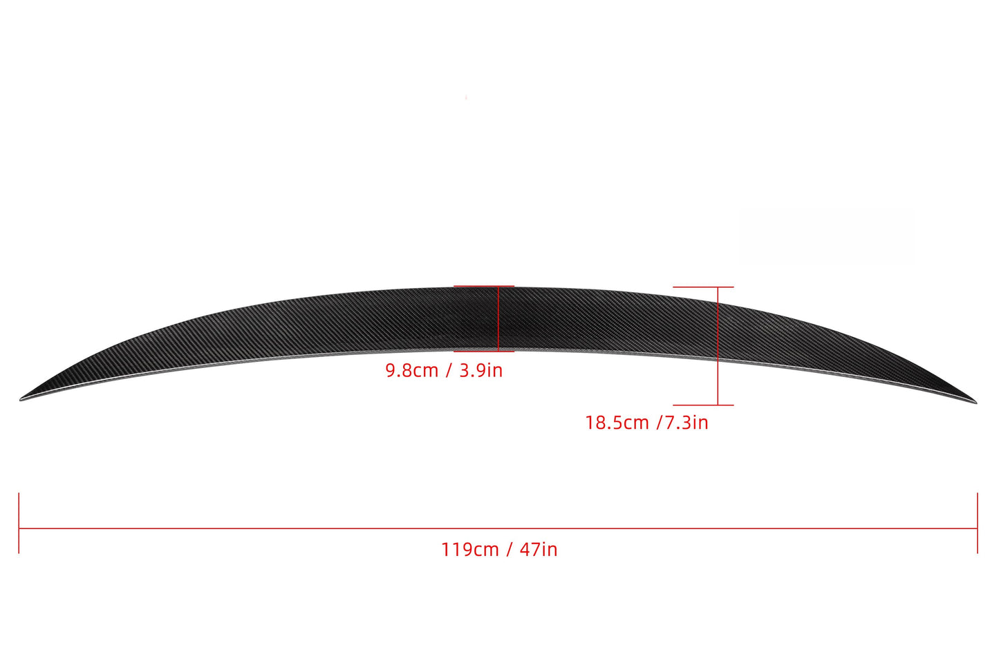P Style Carbon Fiber Rear Lip BMW 3 Series E92