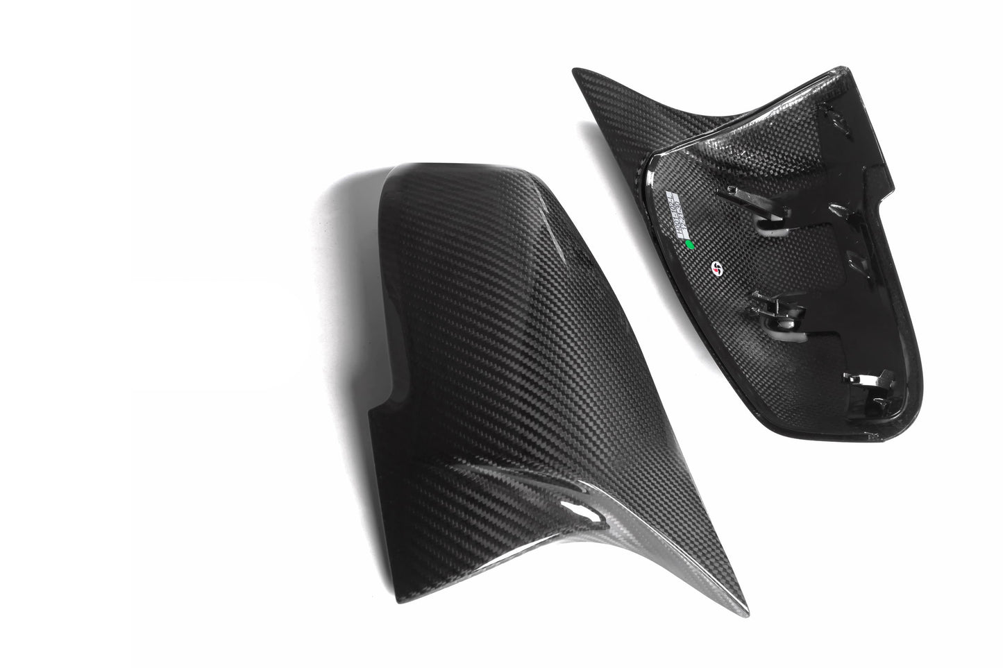 Horn Carbon Fiber Rearview Mirror Cover BMW X1 E84