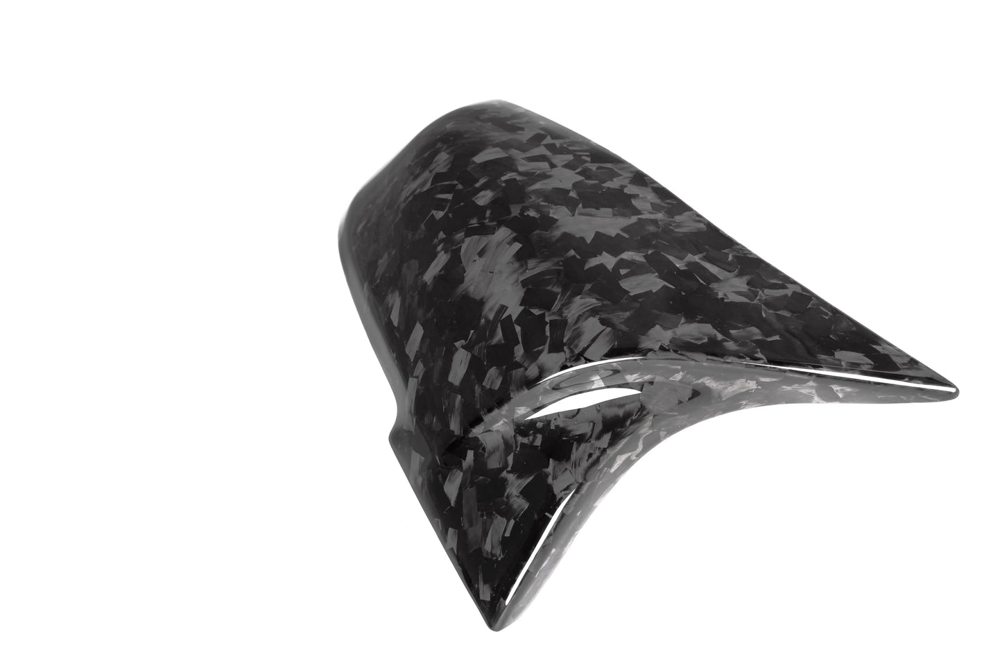 Horn Carbon Fiber Rearview Mirror Cover Forging Pattern BMW X1 E84