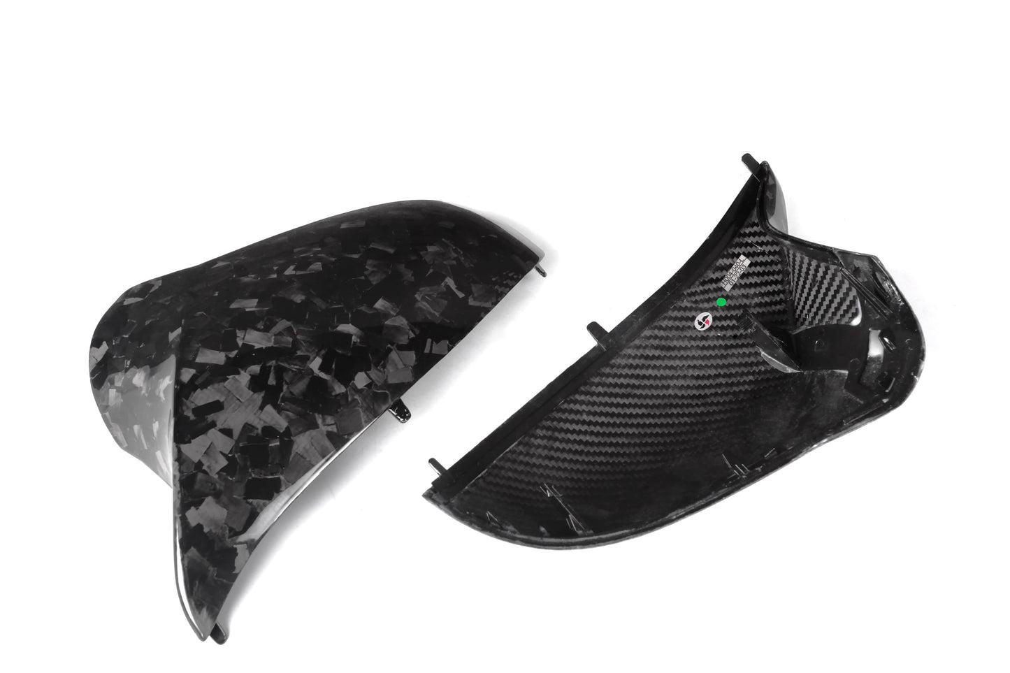 Carbon Fiber Mirror Covers Forging Pattern BMW M4 F82 F83