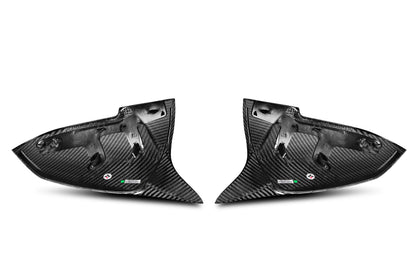Horn Style Carbon Fiber Rearview Mirror Lampshade BMW 1 Series F20