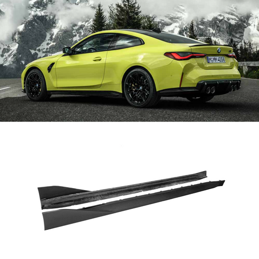 MP Style Carbon Fiber Side Skirt BMW M3 M4 G80 G82 G83