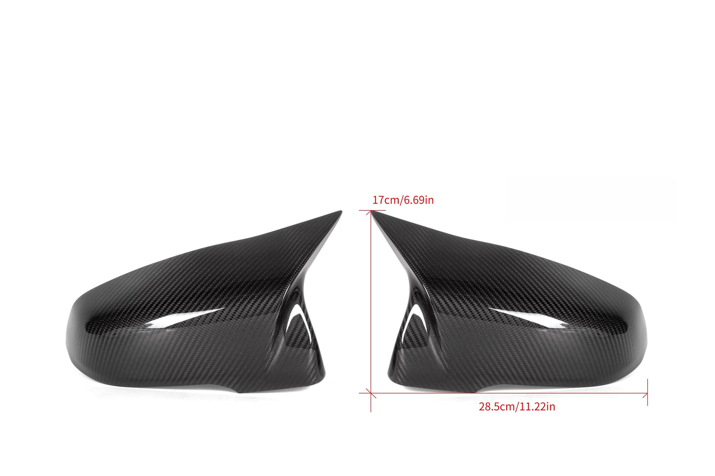Horn Carbon Fiber Rearview Mirror Cover BMW X2 F39