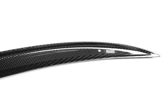 V Style Gloss Carbon Fiber Rear Lip BMW 8 Series G16