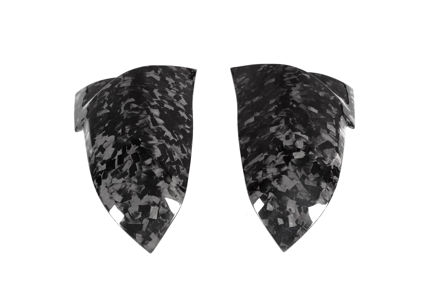 Horn Carbon Fiber Rearview Mirror Cover Forging Pattern BMW X1 E84