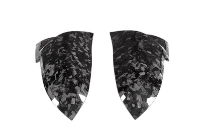 Horn Carbon Fiber Forged Pattern Rearview Mirror Cover BMW 4 Series F32 F33 F36