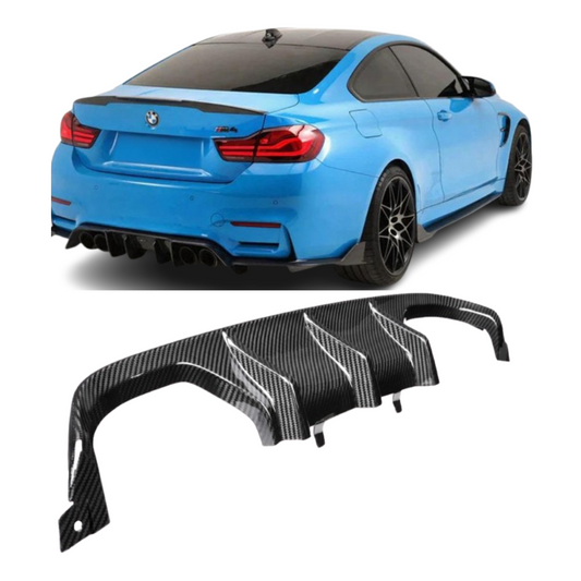 MP Style Rear Diffuser BMW M3 M4 F80 F82 F83