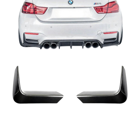 Carbon Fiber Rear Splitters BMW M3 M4 F80 F82 F83