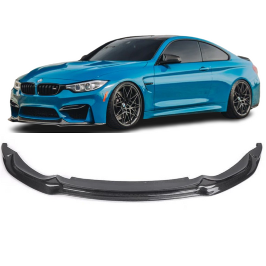 V Style Carbon Fiber Front Lip BMW M3 M4 F80 F82 F83