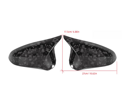Carbon Fiber Mirror Covers Forging Pattern BMW M4 F82 F83