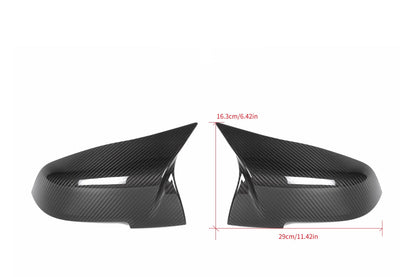 Horn Style Carbon Fiber Rearview Mirror Lampshade BMW 2 Series F22