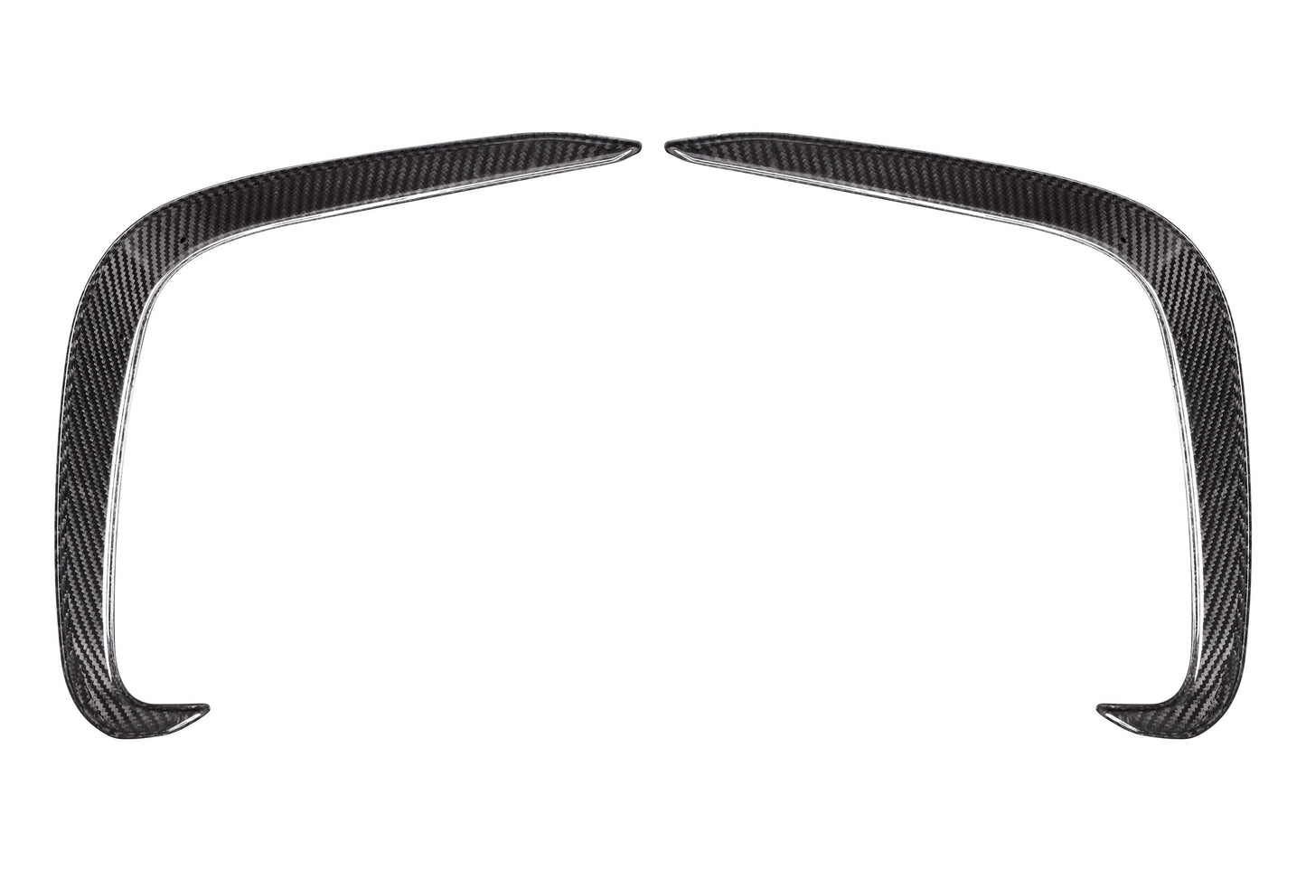 Carbon Fiber Rear Bumper Wind Blade 4-piece Set BMW 8 Series G14 G15 G16