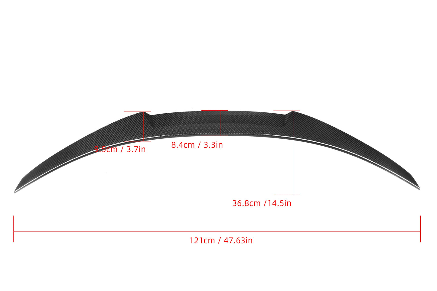 M4 Style Carbon Fiber Rear Lip BMW 1 Series E82