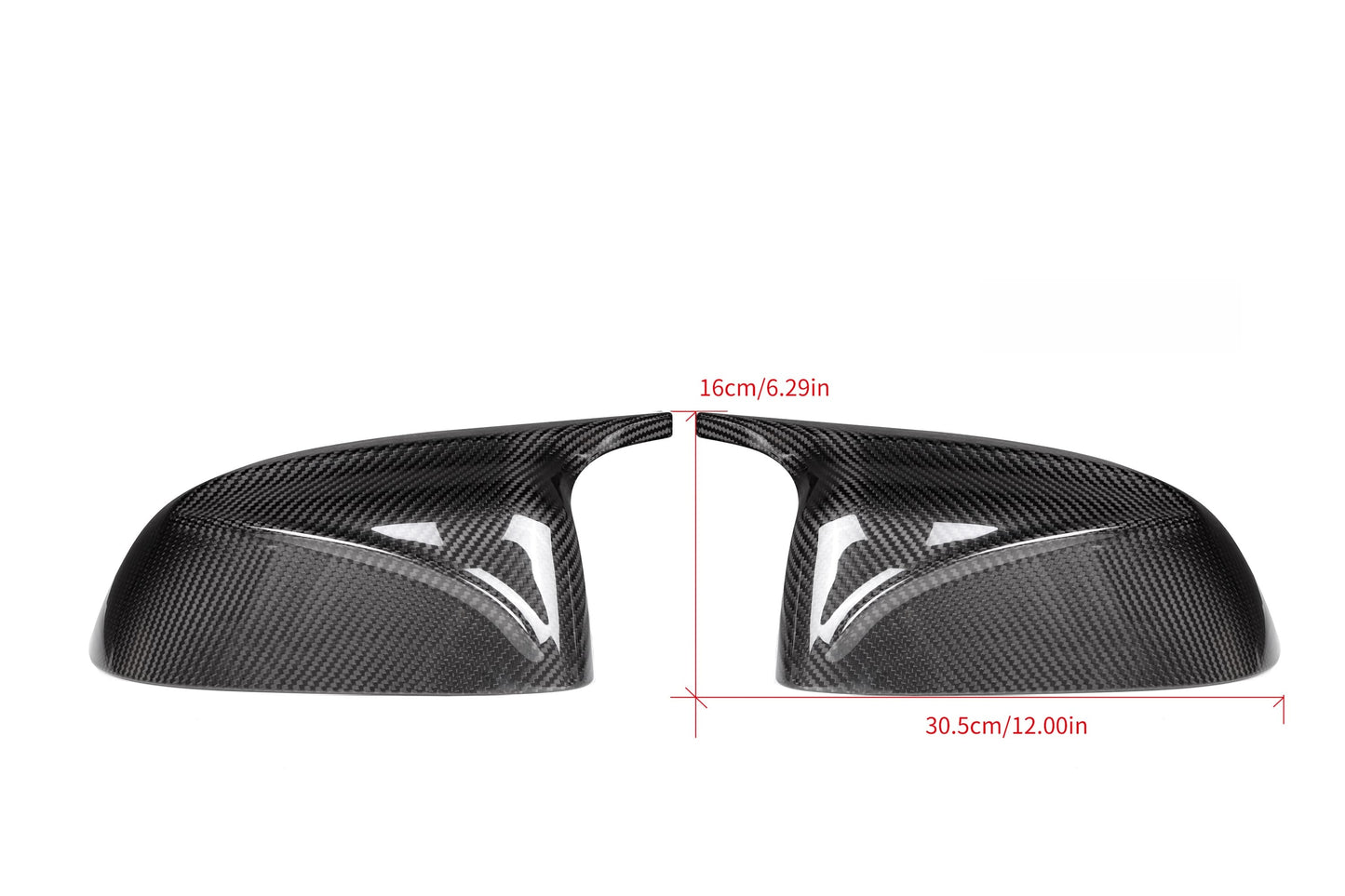 Horn Carbon Fiber Rearview Mirror Cover BMW X3 G08