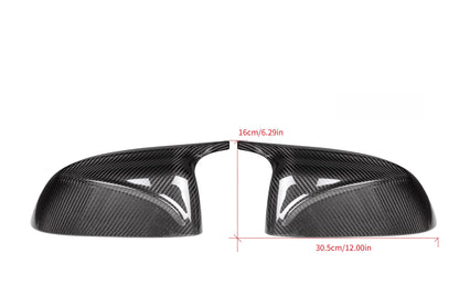 Horn Carbon Fiber Rearview Mirror Cover BMW X3 G08