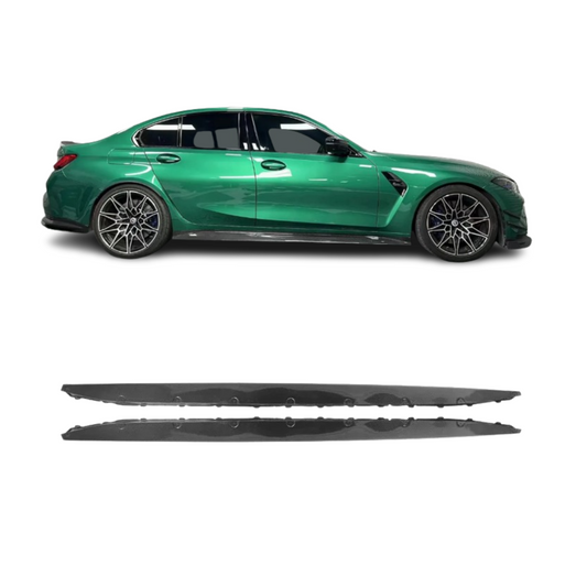 3D Style Carbon Fiber Side Skirts BMW M4 G82 G83