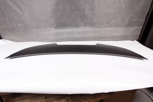 PSM Style Matte Carbon Fiber Rear Lip BMW 3 Series E90