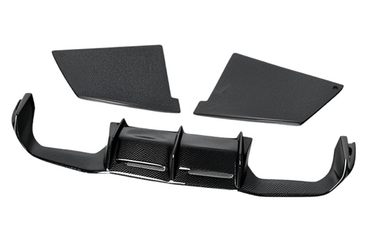 MTC Style Carbon Fiber Rear Diffuser Compatible with BMW M2 F87