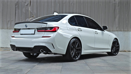 MP Style Matte Carbon Fiber Rear Lip BMW 3 Series G20 G28